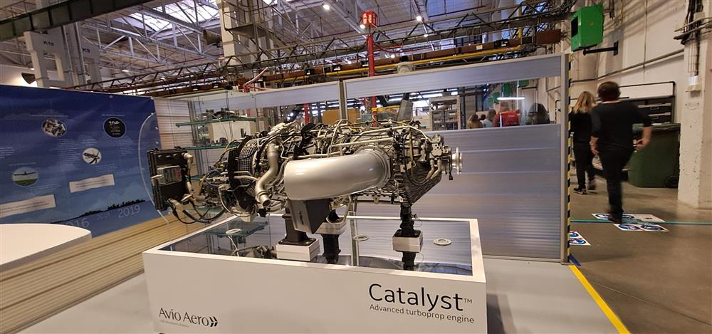 Nově navržený a zkonstruovaný letecký motor Catalyst (Foto: Lenka Vargová)