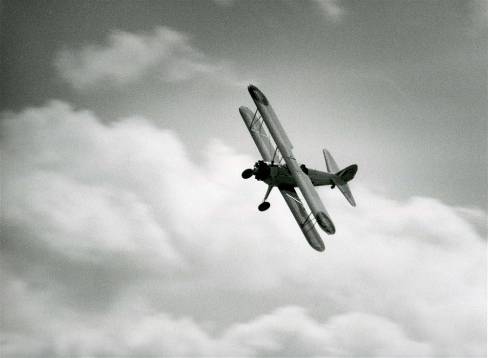 Boeing Stearman, Pardubice 2023, formát negativu 6x7 cm (Foto: Richard Homola)